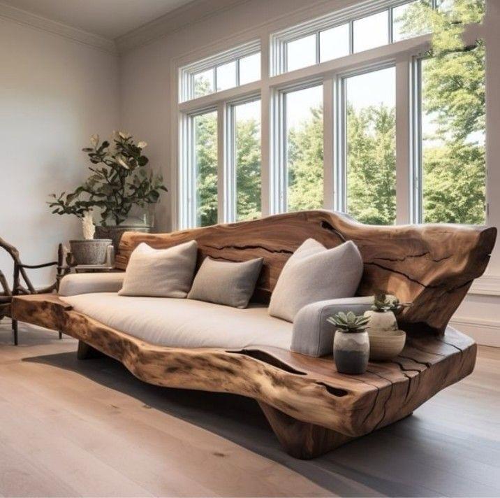 The Live Edge Wood Daybed