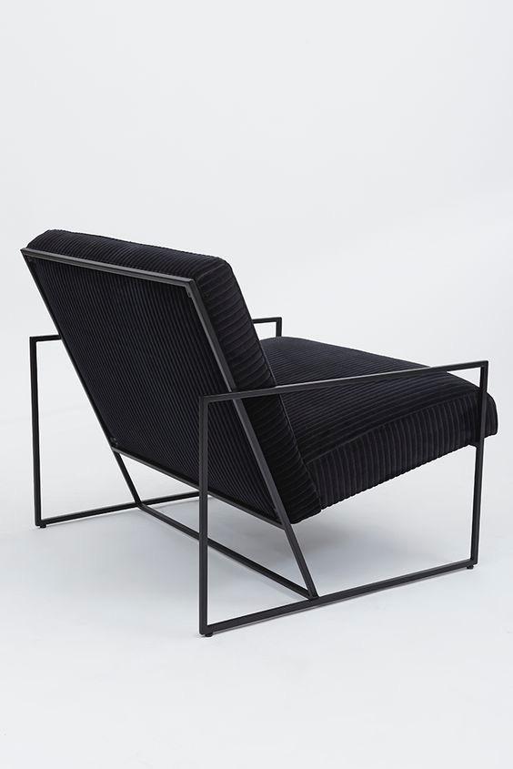 The Noir Frame Lounge Chair